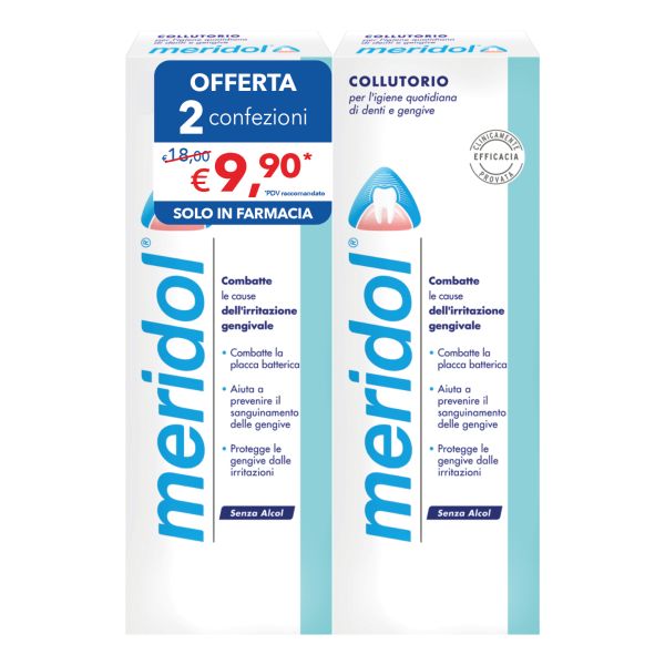 MERIDOL COLLUTORIO PROTEZIONE GENGIVE BIPACCO 2X400ML