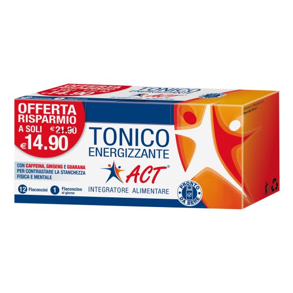 TONICO ENERGIZZANTE ACT 12 FLACONCINI 10 ML