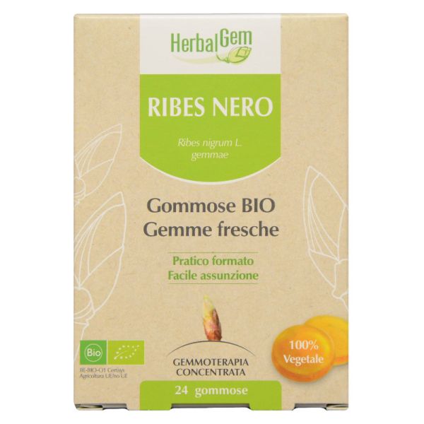 HERBALGEM GOMMOSE BIO RIBES NERO 24 CARAMELLE