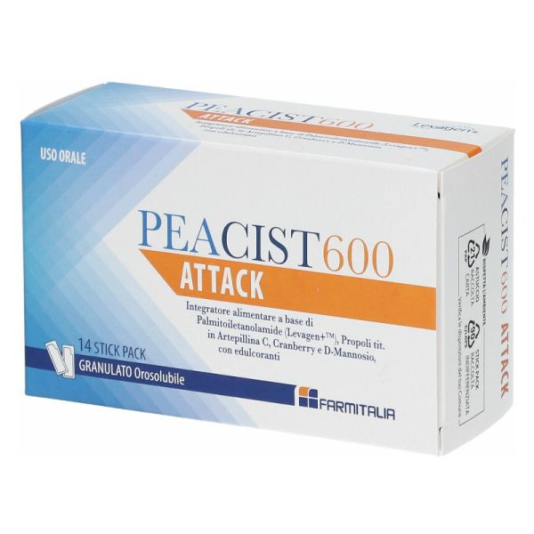 PEACIST 600 ATTACK 14 STICK PACK OROSOLUBILI