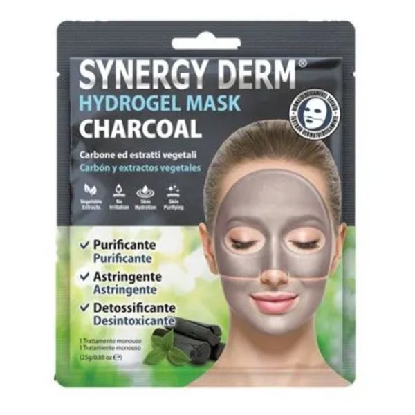 SYNERGY DERM HYDROGEL MASK CHARCOAL