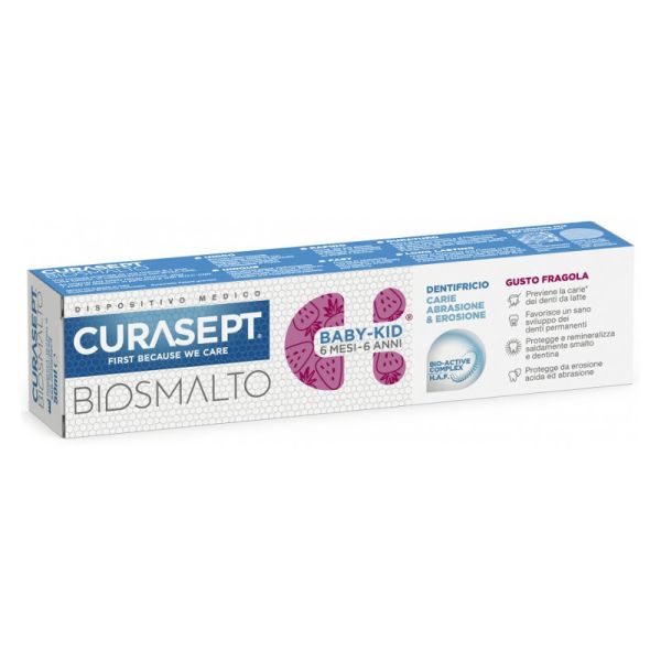 CURASEPT BIOSMALTO DENTIFRICIO BABY KID FRAGOLA CARIE 50ML