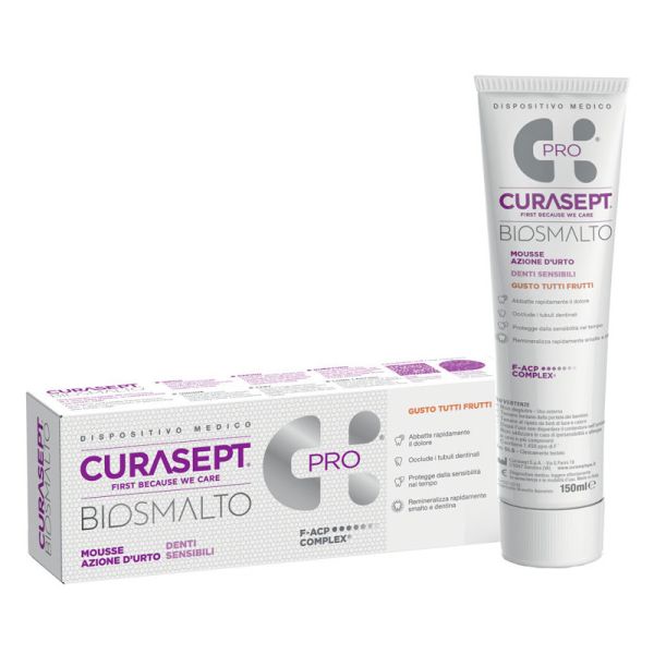 CURASEPT BIOSMALTO MOUSSE DENTI SENSIBILI 50 ML