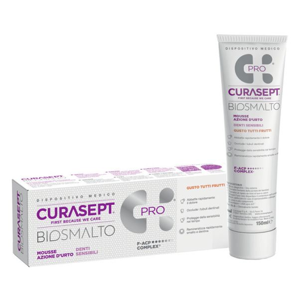 CURASEPT BIOSMALTO MOUSSE DENTI SENSIBILI 50 ML