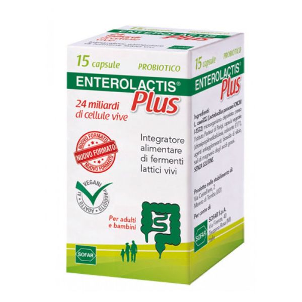 ENTEROLACTIS PLUS 15 CPS