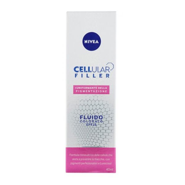 NIVEA HYALURON CELLULAR FILLER FLUIDO COLORATO SPF15 40 ML