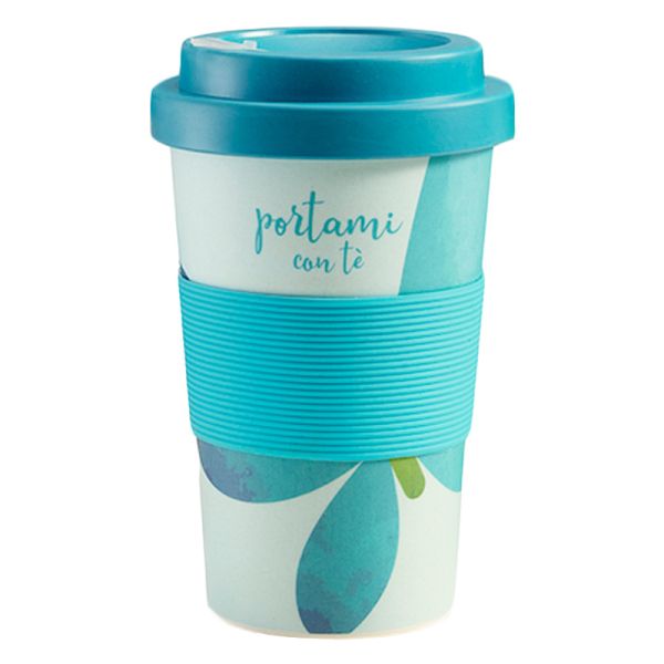 BAMBOO MUG WATERCOL FARFALLA