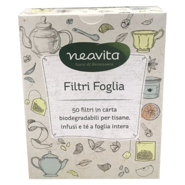 SCATOLA DA 50 FILTRI PER TISANE CON CORDONCINO 6 PEZZI