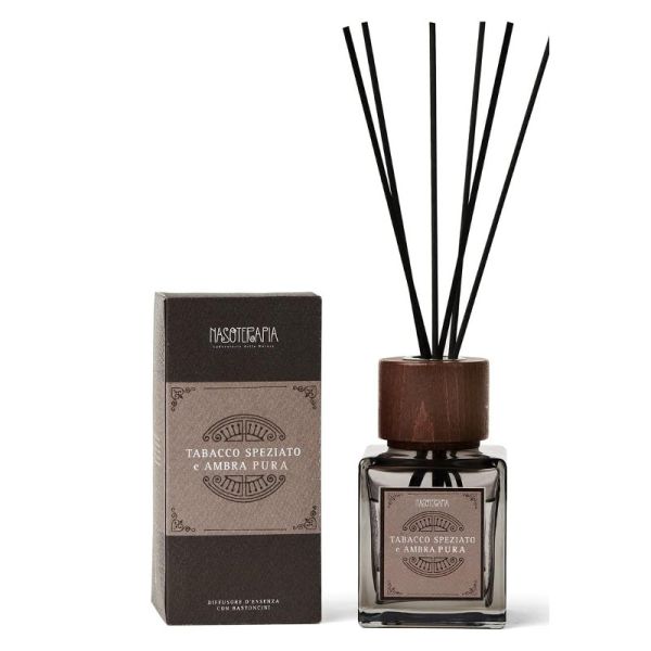DIFFUSORE BASTONCINI TABACCO SPEZIATO E AMBRA PURA 200 ML