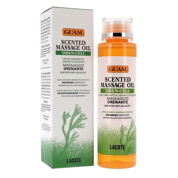GUAM MASSAGE OIL MASSAGGIO DRENANTE CON ATTIVI ANTI-CELLULITE 150 ML