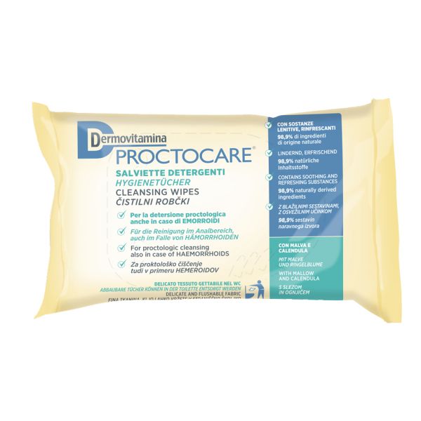 DERMOVITAMINA PROCTOCARE SALVIETTE DETERGENTI