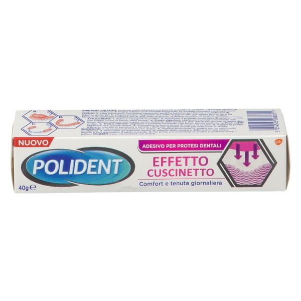 POLIDENT FISSATIVO EFFETTO CUSCINETTO ADESIVO PER PROTESI DENTALI 40 G