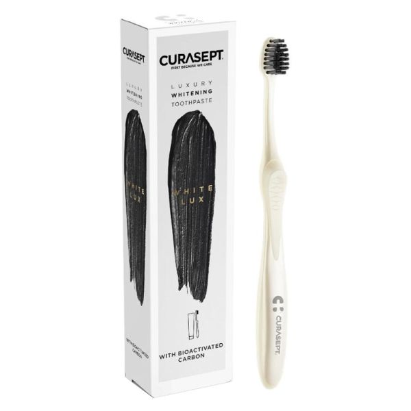 CURASEPT WHITE LUXURY WHITENING DENTIFRICIO 75 ML + SPAZZOLINO