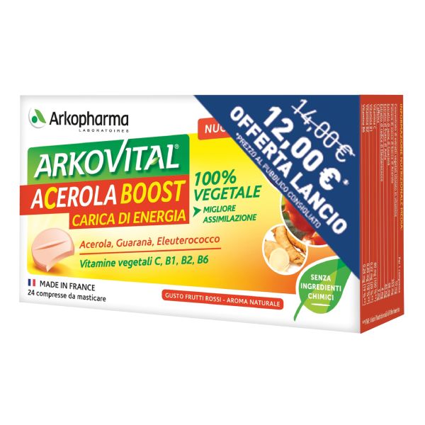 ARKOVITAL ACEROLA BOOST 24 COMPRESSE