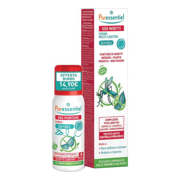 PURESSENTIEL PACK BIMBO SOS SPRAY + CREMA INSETTI