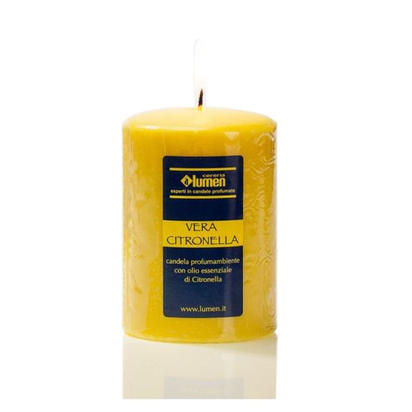 CANDELA MOCCOLO 7X10 VERA CITRONELLA