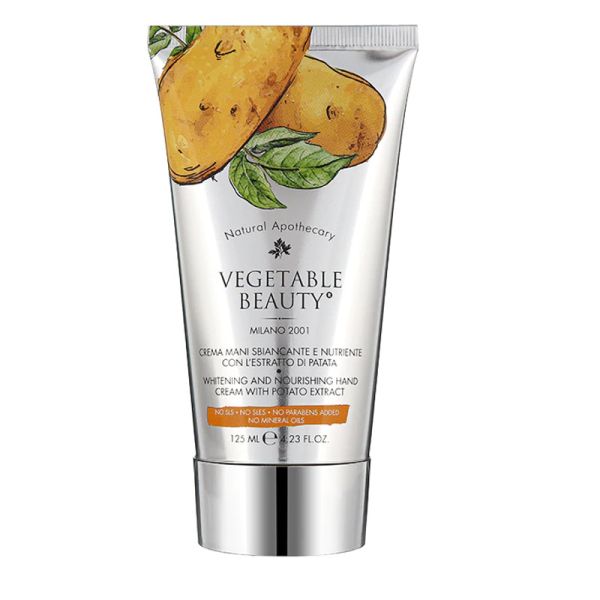 VEGETABLE BEAUTY CREMA MANI SBIANCANTE NUTRIENTE PATATA 125 ML
