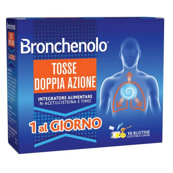 BRONCHENOLO TOSSE DOPPIA AZIONE 10 BUSTINE