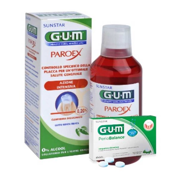 GUM PAROEX 0,20 COLLUTORIO + PERIOBALANCE OMAGGIO