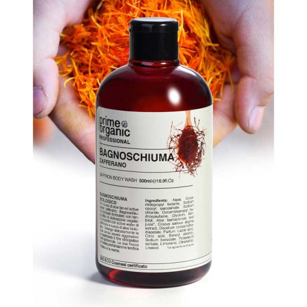 PRIME ORGANIC BAGNOSCHIUMA ZAFFERANO 500 ML