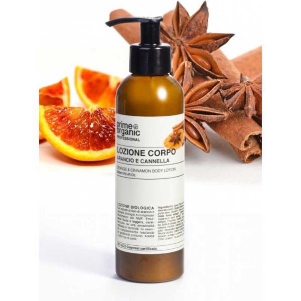 PRIME ORGANIC LOZIONE CORPO ARANCIO CANNELLA 250 ML