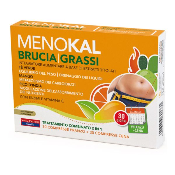 MENOKAL BRUCIAGRASSI 60 COMPRESSE