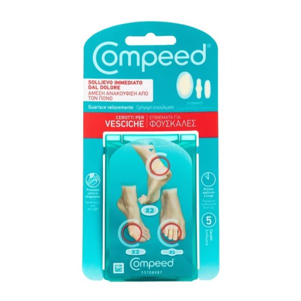 COMPEED CEROTTI PER VESCICHE MISTO 5 PEZZI