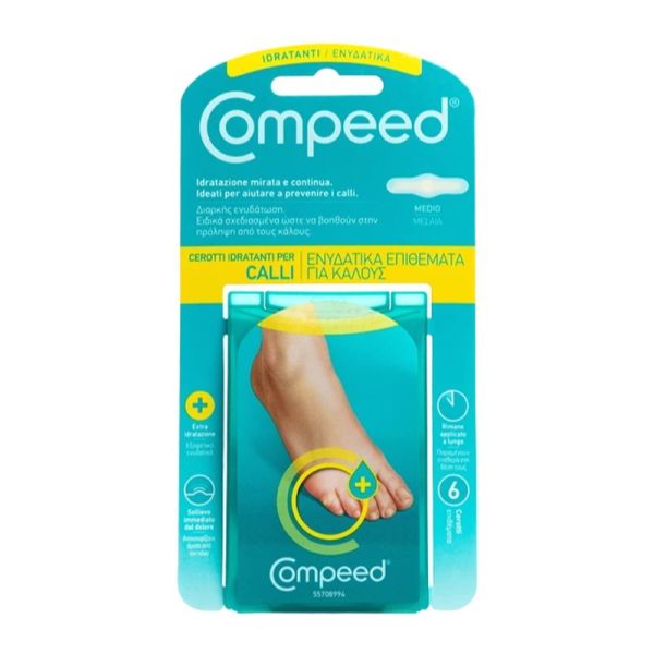 COMPEED CEROTTI PER CALLI IDRATANTI 6 PEZZI