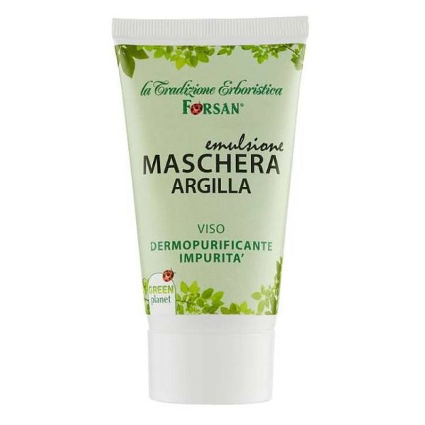 FORSAN MASCHERA ARGILLA CARBONE VISO 50 ML