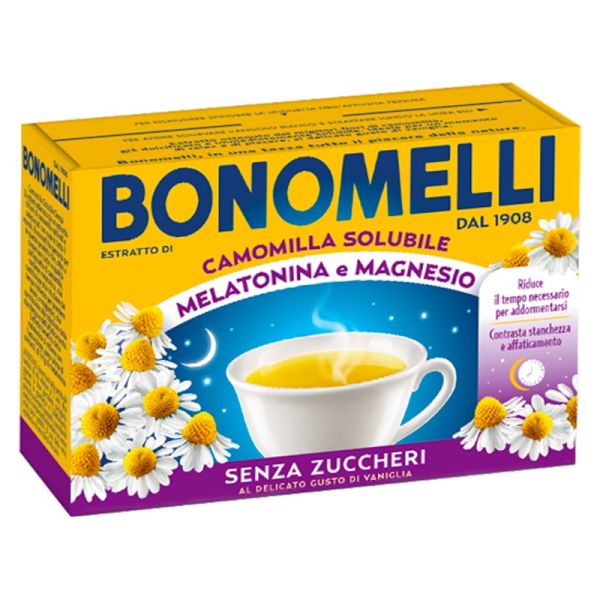 BONOMELLI CAMOMILLA SOLUBILE MELATONINA MAGNESIO 16 BUSTINE