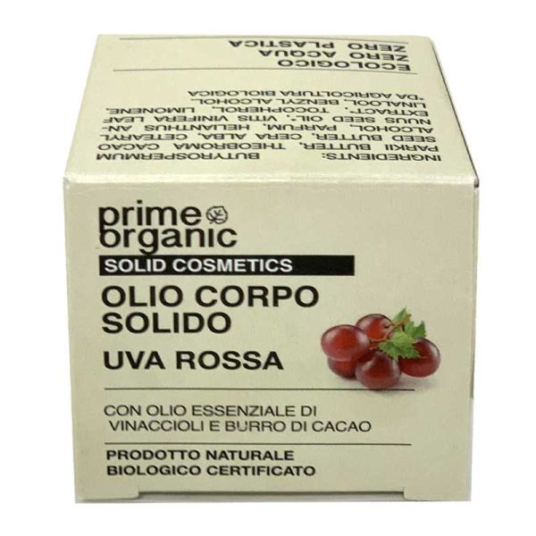 PRIME ORGANIC OLIO SOLIDO CORPO VINACCIOLI 50 G