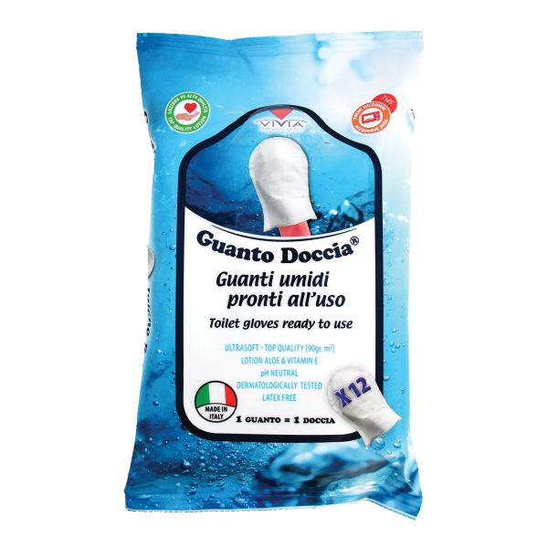 VIVIA GUANTO DOCCIA SENZA RISCIACQUO 12 PEZZI