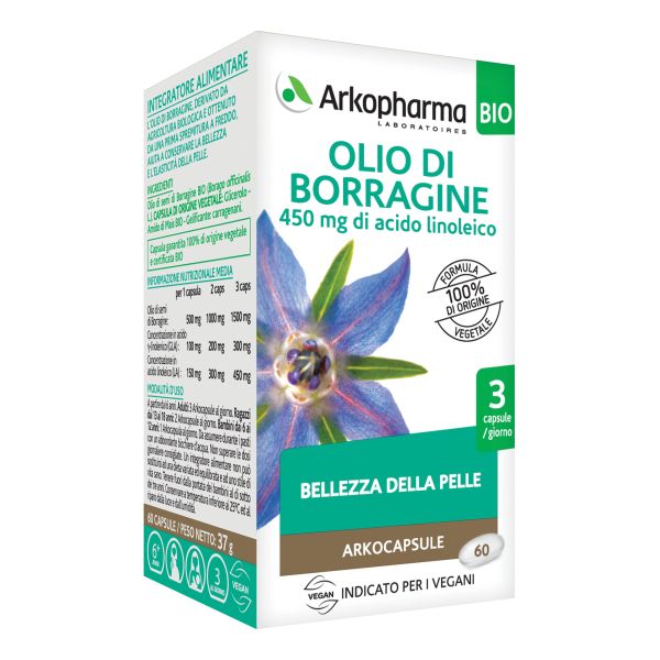 ARKOCAPSULE OLIO BORRAGINE 60 CAPSULE BIO