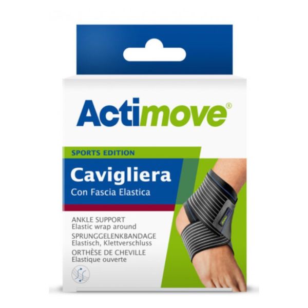 ACTIMOVE SPORTS CAVIGLIERA CON FASCIA ELASTICA M