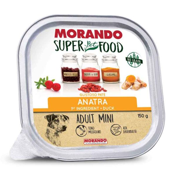MORANDO MS CANE ADULT MINI PATE' ANATRA 150 G