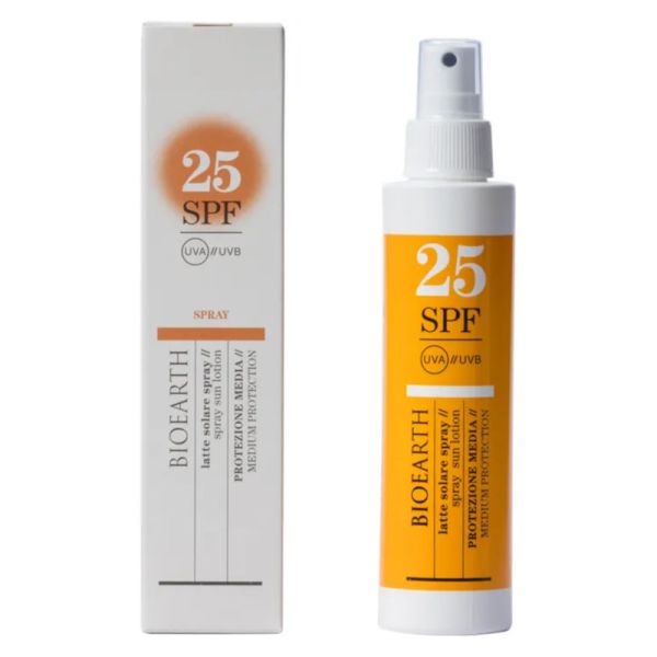 BIOEARTH SUN LATTE SPRAY SPF 25 150 ML