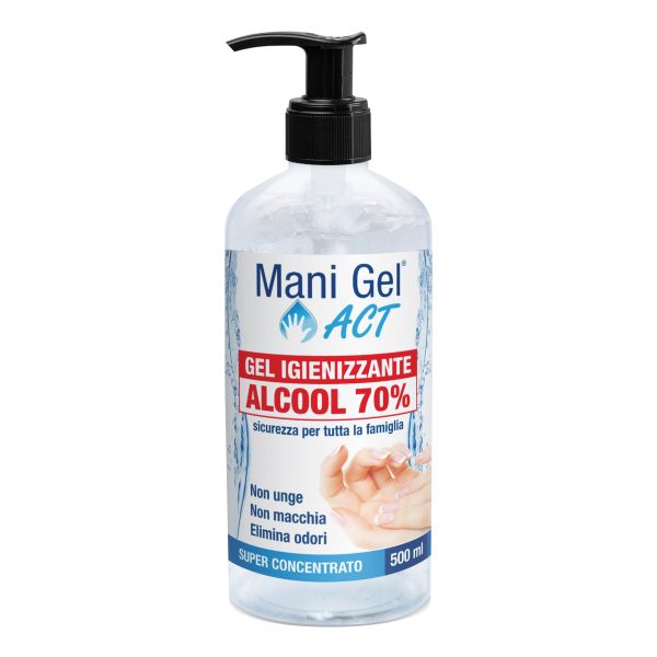 MANI GEL ACT IGIENIZZANTE MANI ALCOOL 500 ML