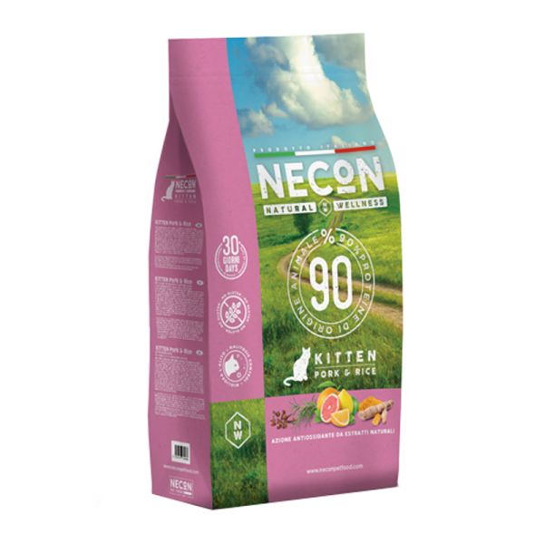 NATURAL WELLNESS KITTEN MAIALE E RISO 1,5 KG