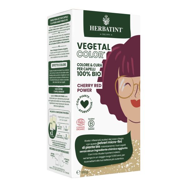HERBATINT VEGETAL COLOR CHERRY RED POWER 100 G