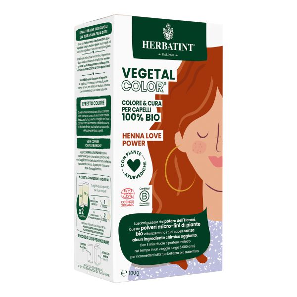 HERBATINT VEGETAL COLOR HENNA LOVE POWER 100 G