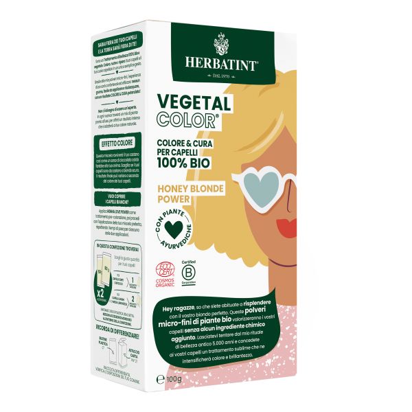 HERBATINT VEGETAL COLOR HONEY BLOND POWER 100 G