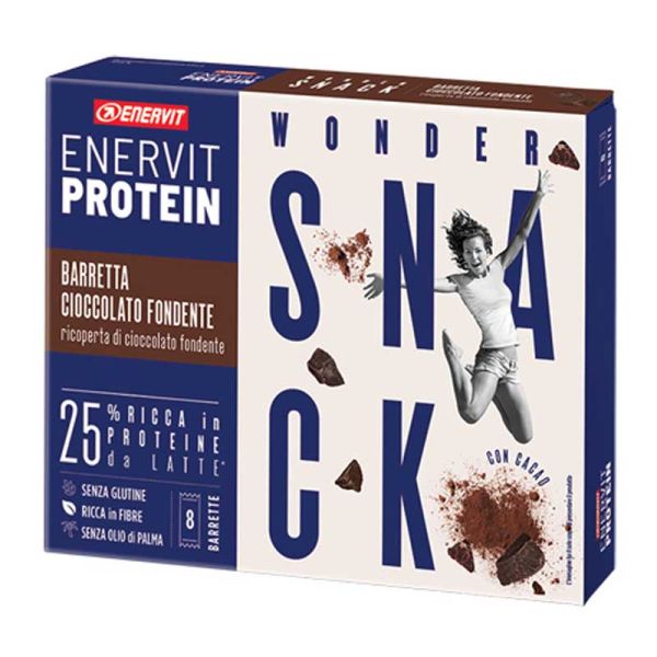ENERVIT PROTEIN SNACK FONDENTE 8 BARRETTE 27 G