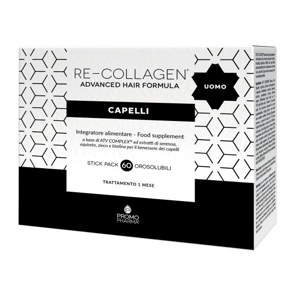 RE-COLLAGEN ADVANCED HAIR FORMULA CAPELLI UOMO  60 STICK
