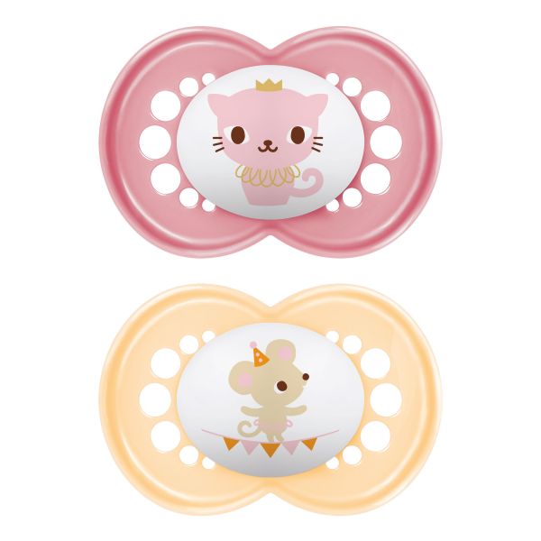 MAM ORIGINAL 6+ SILICONE FEMMINA 2 PEZZI
