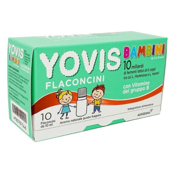 YOVIS BAMBINI FRAGOLA 10 FLACONCINI X 10 ML