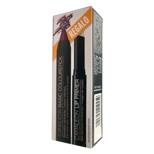 CAMALEON BASIC COLOURSTICK MELANZANA+LIP PRIMER
