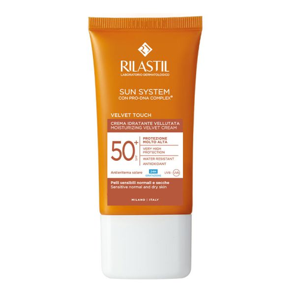 RILASTIL SUN SYSTEM SPF50+ CREMA VELLUTATA VISO 50ML