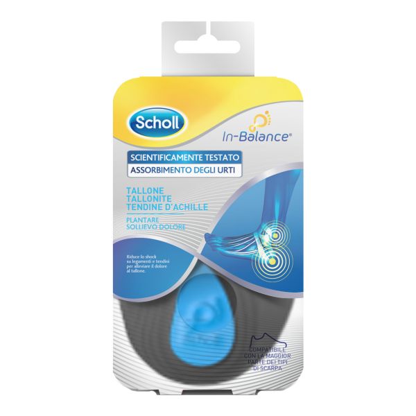 SCHOLL PLANTARE TALLONE MISURA M 2PZ