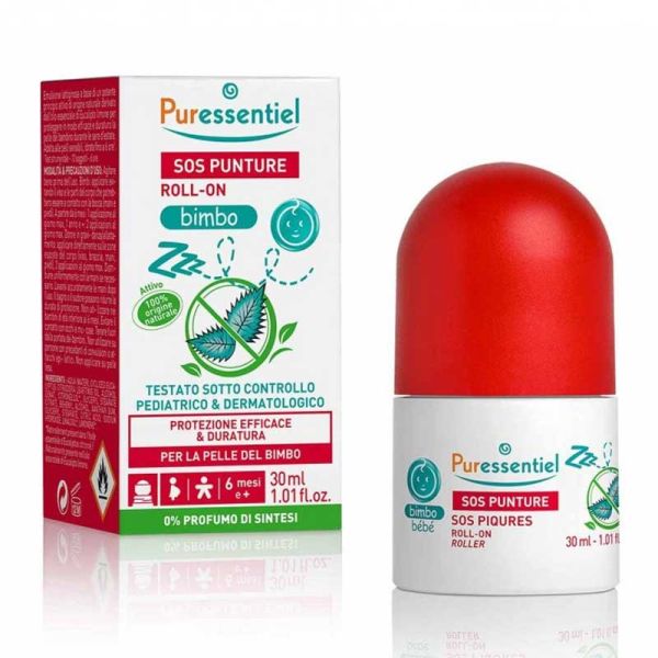 PURESSENTIEL SOS INSETTI ROLL ON MULTI LENITIVO BIO 5 ML