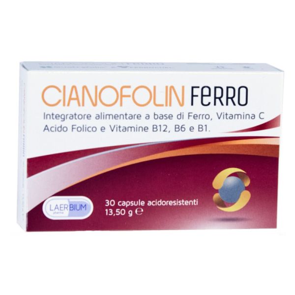 CIANOFOLIN FERRO 30 CAPSULE